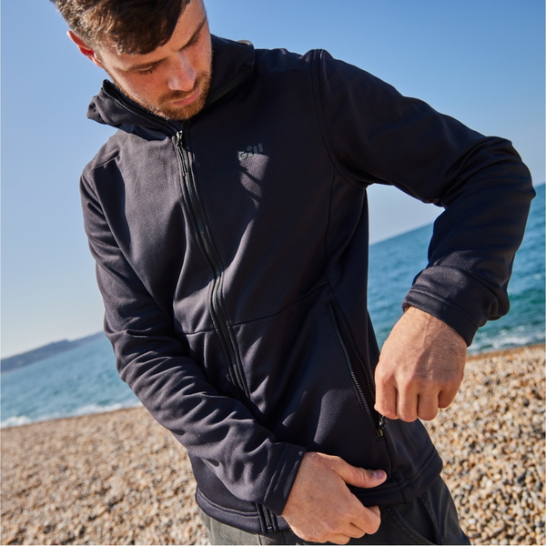2026 Gill Mens Quest Fleece Hoodie 1115 - Black